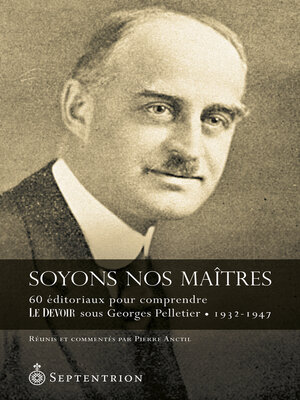 cover image of Soyons nos maîtres